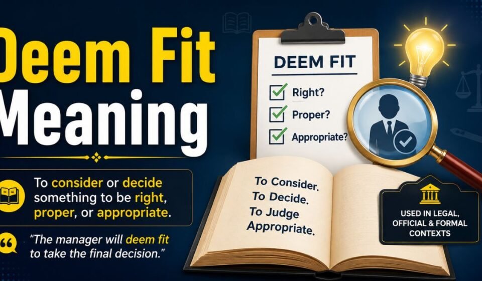 deem-fit-meaning