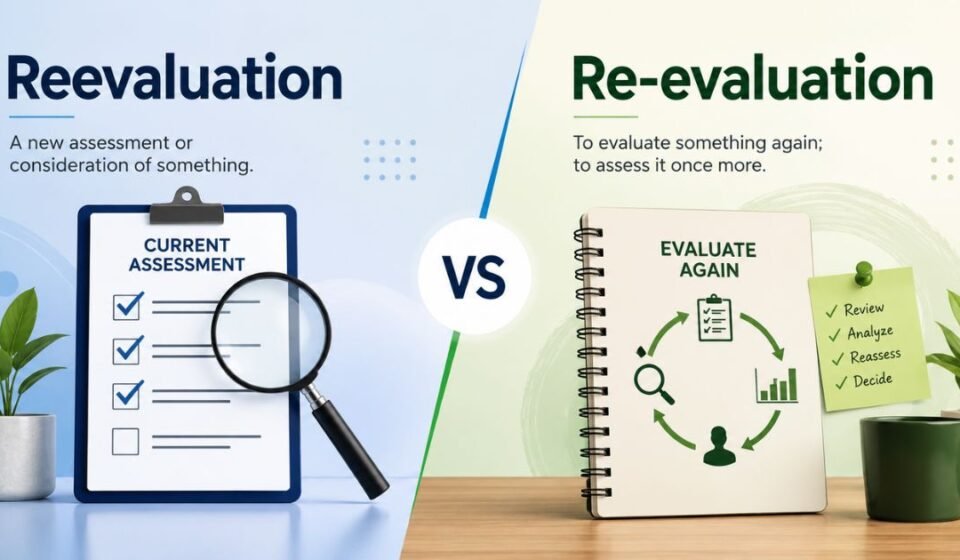 reevaluation-vs-re-evaluation