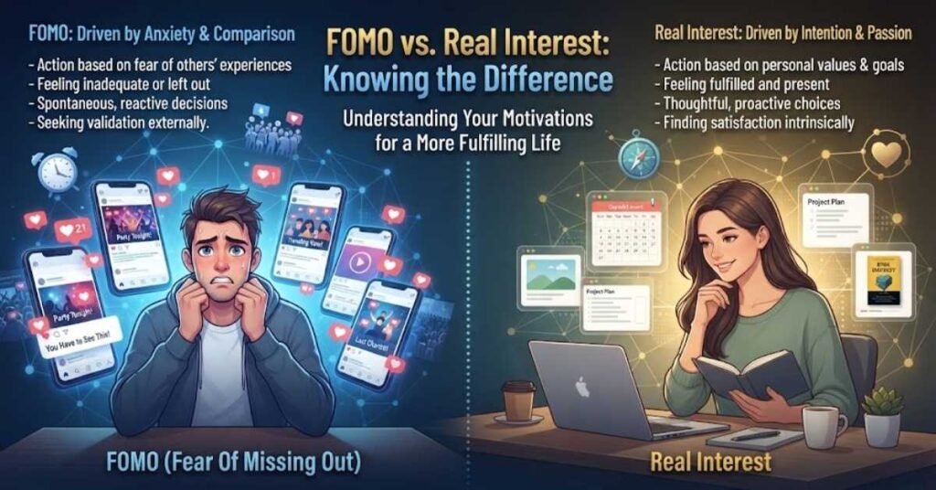 FOMO vs. Real Interest: Knowing the Difference