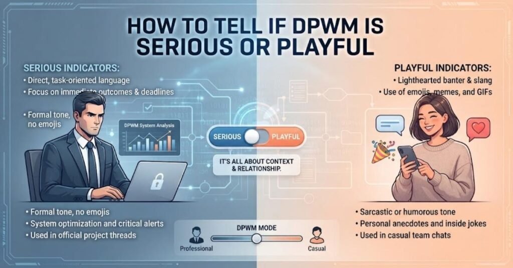 How to Tell If DPWM Is Serious or Playful
