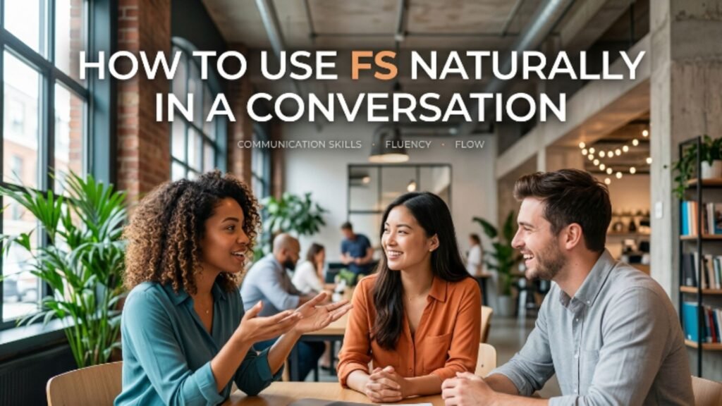 How to Use FS Naturally in a Conversation