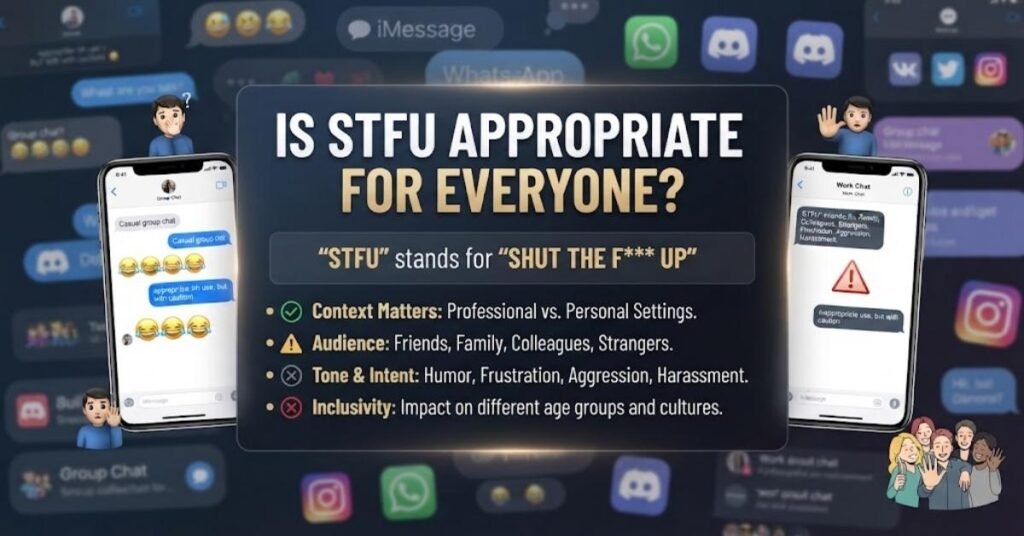 Is STFU Appropriate for Everyone?