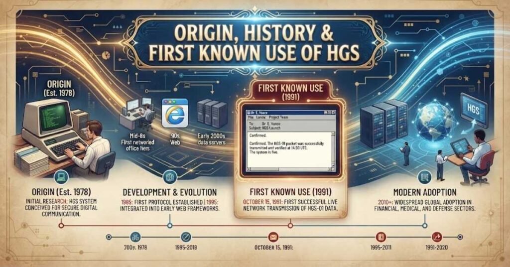 Origin, History & First Known Use of HGS