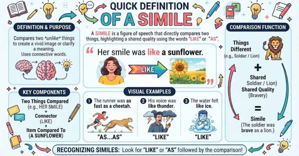 Quick Definition of a Simile