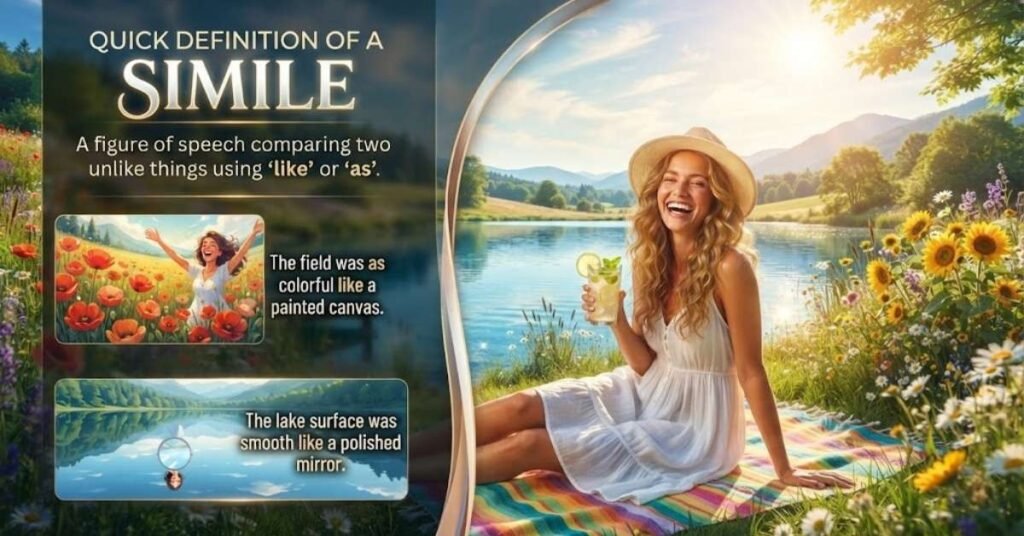Quick Definition of a Simile