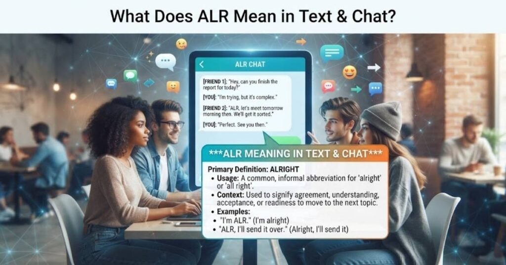 What Does ALR Mean in Text & Chat?
