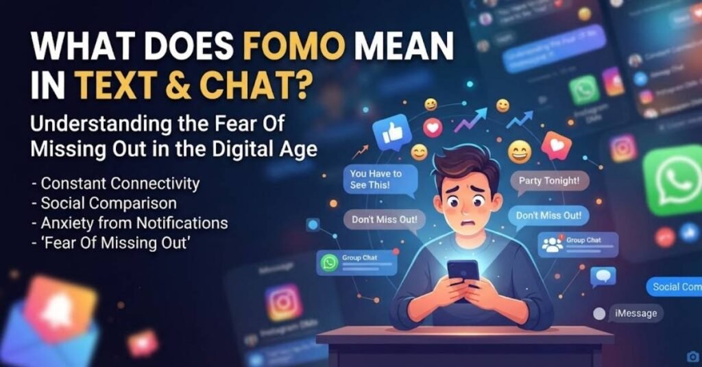 What Does FOMO Mean in Text & Chat?