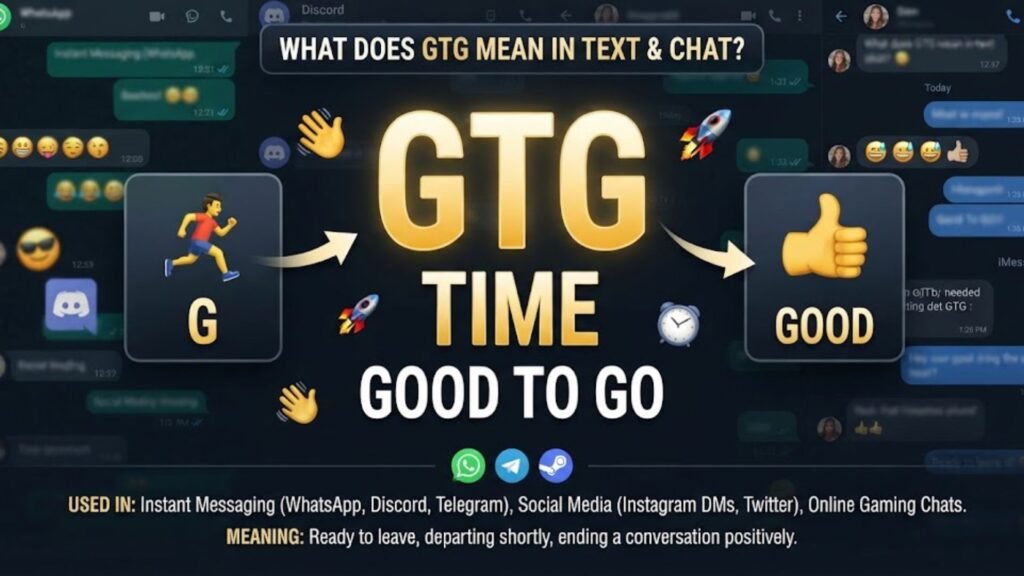What Does GTG Mean in Text & Chat?