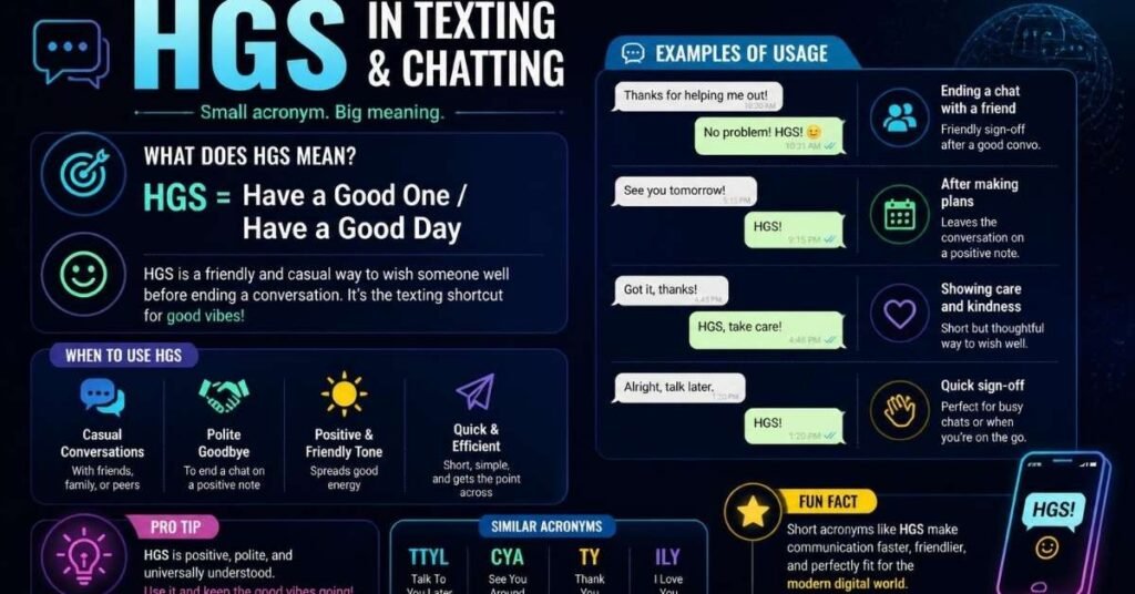 What Does HGS Mean in Text & Chat?
