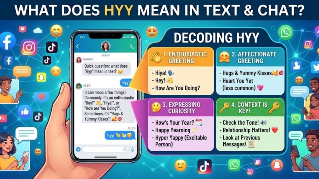What Does Hyy Mean in Text & Chat?