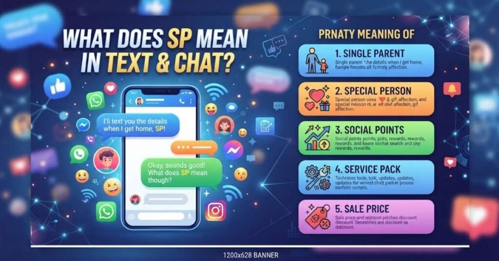 What Does SP Mean in Text & Chat?