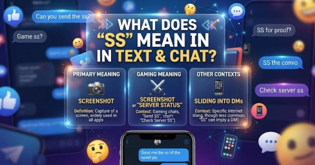 What Does SS Mean in Text & Chat?