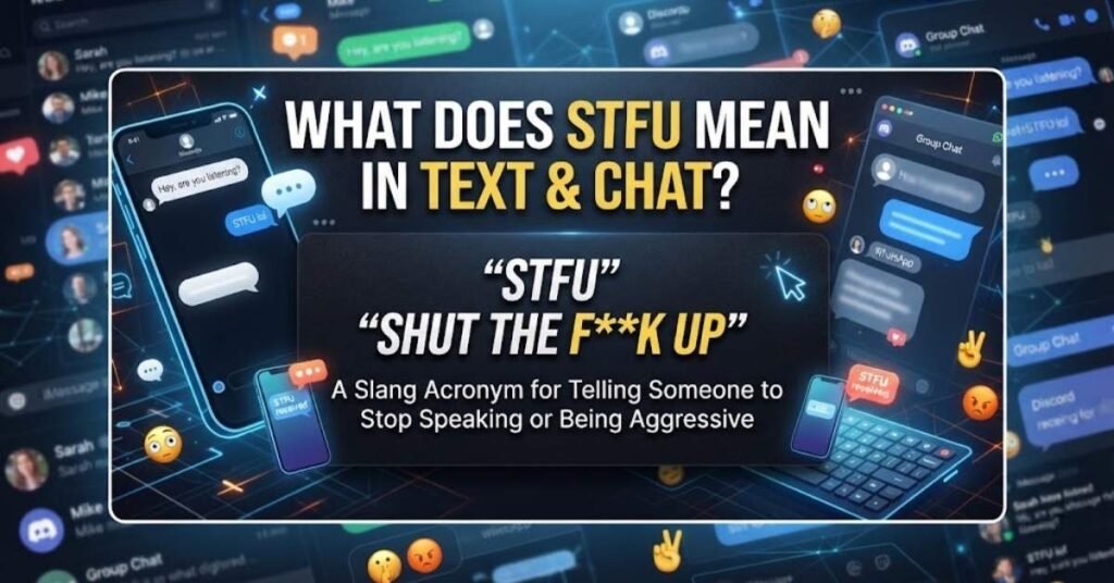 What Does STFU Mean in Text & Chat?