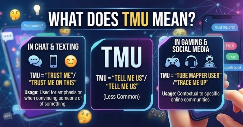 What Does TMU Mean in Text & Chat?