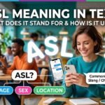 asl meaning in text