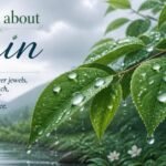 similes about rain