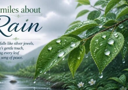 similes about rain
