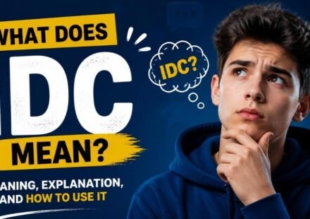 what does idc mean in text