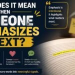 what does it mean when someone emphasizes a text