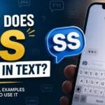 what does ss mean in text