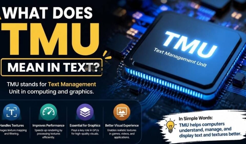 what does tmu mean in text