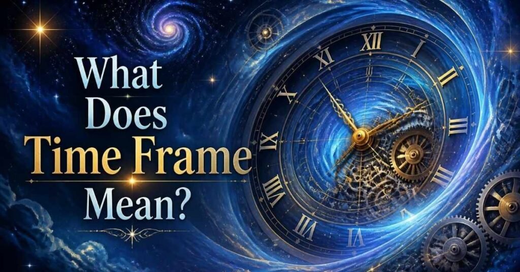 What Does Time Frame Mean?